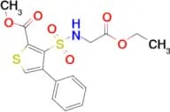 Methyl 3-(N-(2-ethoxy-2-oxoethyl)sulfamoyl)-4-phenylthiophene-2-carboxylate