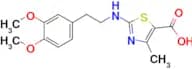 2-((3,4-Dimethoxyphenethyl)amino)-4-methylthiazole-5-carboxylic acid