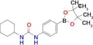 1-Cyclohexyl-3-(4-(4,4,5,5-tetramethyl-1,3,2-dioxaborolan-2-yl)phenyl)urea