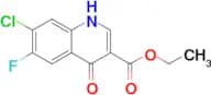 Ethyl 7-chloro-6-fluoro-4-oxo-1,4-dihydroquinoline-3-carboxylate