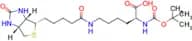 N2-(tert-butoxycarbonyl)-N6-(5-((3aS,4S,6aR)-2-oxohexahydro-1H-thieno[3,4-d]imidazol-4-yl)pentanoy…