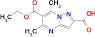 6-(Ethoxycarbonyl)-5,7-dimethylpyrazolo[1,5-a]pyrimidine-2-carboxylic acid