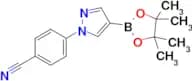 4-(4-(4,4,5,5-Tetramethyl-1,3,2-dioxaborolan-2-yl)-1H-pyrazol-1-yl)benzonitrile