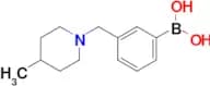 (3-((4-Methylpiperidin-1-yl)methyl)phenyl)boronic acid