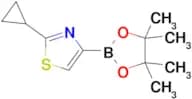 2-Cyclopropyl-4-(4,4,5,5-tetramethyl-1,3,2-dioxaborolan-2-yl)thiazole