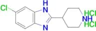 6-Chloro-2-(piperidin-4-yl)-1H-benzo[d]imidazole dihydrochloride