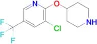 3-Chloro-2-(piperidin-4-yloxy)-5-(trifluoromethyl)pyridine