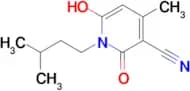 6-Hydroxy-1-isopentyl-4-methyl-2-oxo-1,2-dihydropyridine-3-carbonitrile