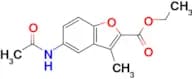 Ethyl 5-acetamido-3-methylbenzofuran-2-carboxylate