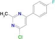 4-Chloro-6-(4-fluorophenyl)-2-methylpyrimidine