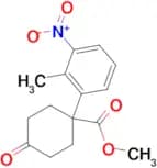 Methyl 1-(2-methyl-3-nitrophenyl)-4-oxocyclohexane-1-carboxylate
