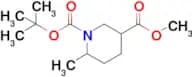 1-(Tert-butyl) 3-methyl 6-methylpiperidine-1,3-dicarboxylate