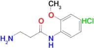 3-Amino-N-(2-methoxyphenyl)propanamide hydrochloride