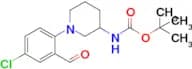 Tert-butyl (1-(4-chloro-2-formylphenyl)piperidin-3-yl)carbamate