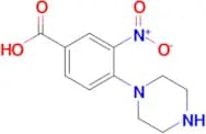 3-Nitro-4-(piperazin-1-yl)benzoic acid hydrochloride