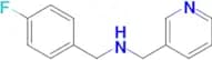 N-(4-fluorobenzyl)-1-(pyridin-3-yl)methanamine