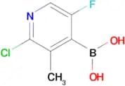 (2-Chloro-5-fluoro-3-methylpyridin-4-yl)boronic acid