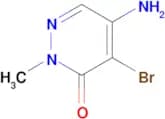 5-Amino-4-bromo-2-methyl-2H-pyridazin-3-one