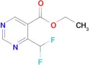 4-Difluoromethyl-pyrimidine-5-carboxylic acid ethyl ester