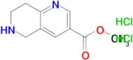 5,6,7,8-Tetrahydro-[1,6]naphthyridine-3-carboxylic acid methyl ester dihydrochloride
