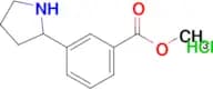 3-Pyrrolidin-2-yl-benzoic acid methyl ester hydrochloride