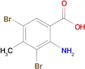2-Amino-3,5-dibromo-4-methyl-benzoic acid