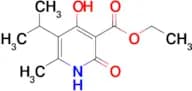 4-Hydroxy-5-isopropyl-6-methyl-2-oxo-1,2-dihydro-pyridine-3-carboxylic acid ethyl ester