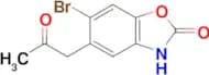 6-Bromo-5-(2-oxopropyl)benzo[d]oxazol-2(3H)-one