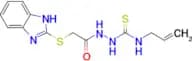 2-(2-((1h-Benzo[d]imidazol-2-yl)thio)acetyl)-n-allylhydrazine-1-carbothioamide