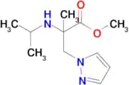 Methyl 2-(isopropylamino)-2-methyl-3-(1h-pyrazol-1-yl)propanoate