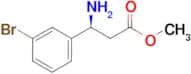 Methyl (s)-3-amino-3-(3-bromophenyl)propanoate
