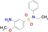 3-Amino-n-ethyl-4-methoxy-n-phenylbenzenesulfonamide