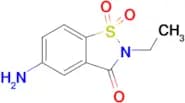 5-Amino-2-ethylbenzo[d]isothiazol-3(2h)-one 1,1-dioxide