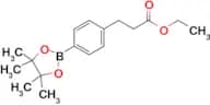 Ethyl 3-(4-(4,4,5,5-tetramethyl-1,3,2-dioxaborolan-2-yl)phenyl)propanoate