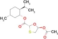(1R,2S,5R)-2-isopropyl-5-methylcyclohexyl (2R,5R)-5-acetoxy-1,3-oxathiolane-2-carboxylate