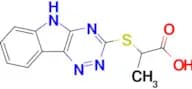 2-((5H-[1,2,4]triazino[5,6-b]indol-3-yl)thio)propanoic acid