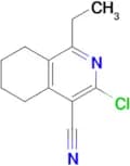 3-Chloro-1-ethyl-5,6,7,8-tetrahydroisoquinoline-4-carbonitrile