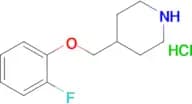 4-((2-Fluorophenoxy)methyl)piperidine hydrochloride