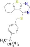 4-((4-(Tert-butyl)benzyl)thio)-5,6,7,8-tetrahydrobenzo[4,5]thieno[2,3-d]pyrimidine