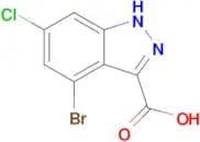 4-Bromo-6-chloro-1H-indazole-3-carboxylic acid
