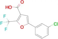 5-(3-Chlorophenyl)-2-(trifluoromethyl)furan-3-carboxylic acid