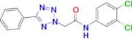 N-(3,4-dichlorophenyl)-2-(5-phenyl-2H-tetrazol-2-yl)acetamide
