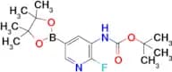 Tert-butyl (2-fluoro-5-(4,4,5,5-tetramethyl-1,3,2-dioxaborolan-2-yl)pyridin-3-yl)carbamate
