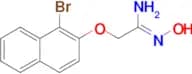 2-[(1-bromonaphthalen-2-yl)oxy]-N’-hydroxyethanimidamide