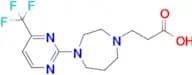 3-(4-(4-(Trifluoromethyl)pyrimidin-2-yl)-1,4-diazepan-1-yl)propanoic acid