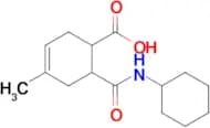 6-(Cyclohexylcarbamoyl)-4-methylcyclohex-3-ene-1-carboxylic acid