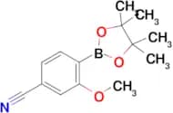 3-Methoxy-4-(4,4,5,5-tetramethyl-1,3,2-dioxaborolan-2-yl)benzonitrile