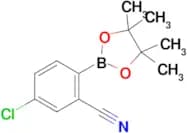 5-Chloro-2-(4,4,5,5-tetramethyl-1,3,2-dioxaborolan-2-yl)benzonitrile