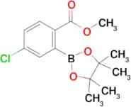 Methyl 4-chloro-2-(4,4,5,5-tetramethyl-1,3,2-dioxaborolan-2-yl)benzoate