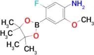5-Fluoro-2-methoxy-4-(4,4,5,5-tetramethyl-1,3,2-dioxaborolan-2-yl)aniline
